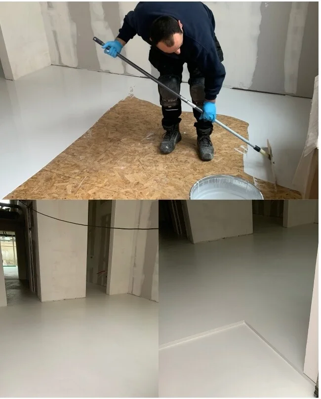 Epoxy vloer in plaatsing