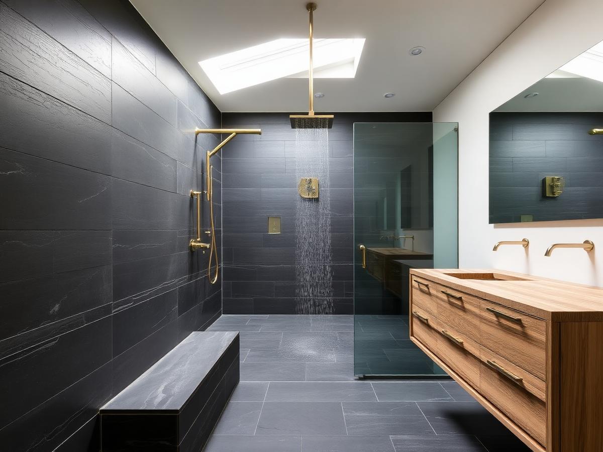 Master bathroom · Geel